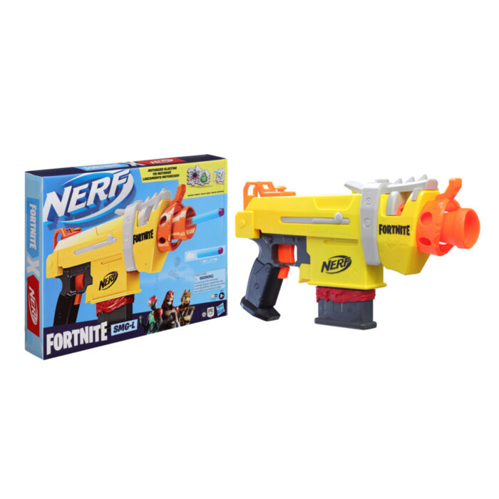 Nerf Fortnite SMG-L Motorized Dart Blaster - Includes 3 Targets - Comes with 6-Dart Clip and 6 Official Nerf Elite Darts - R Exclusive - Image 3