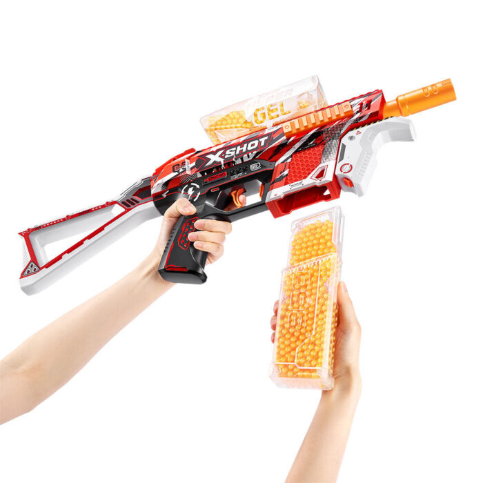 X-Shot Hyper Gel Trace Fire Blaster (10,000 Hyper Gel Pellets) by ZURU - Image 6