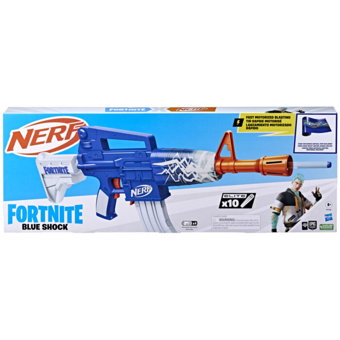 Nerf Fortnite Blue Shock Dart Blaster - Image 2