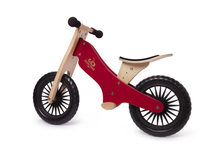 Kinderfeets CLASSIC Balance Bike Cherry Red - Image 2