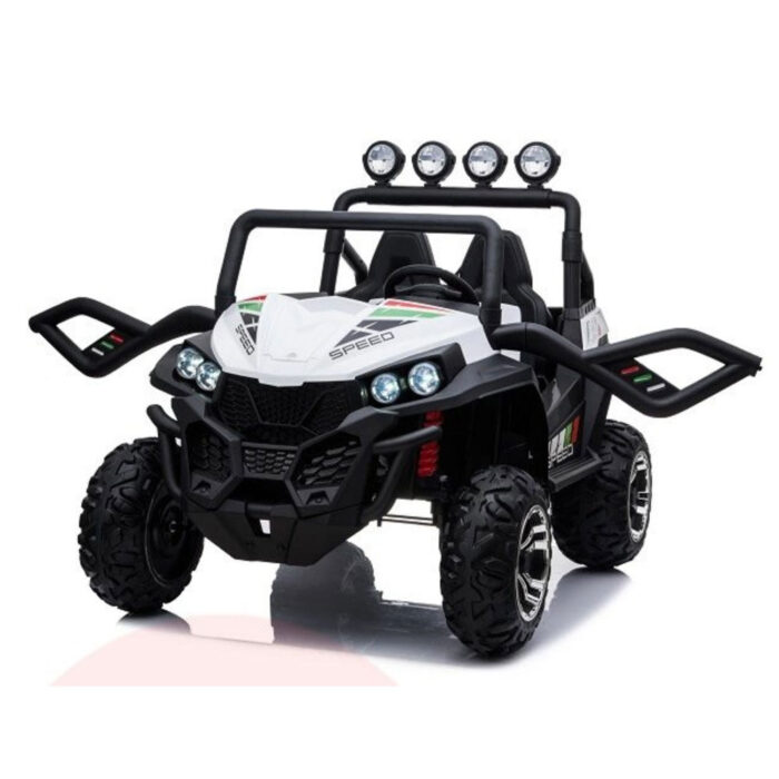 KidsVip 24V Kids & Toddlers UTV Viper 4WD Ride on car w/Remote Control - White - English Edition - Image 2