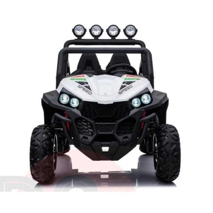 KidsVip 24V Kids & Toddlers UTV Viper 4WD Ride on car w/Remote Control - White - English Edition - Image 3