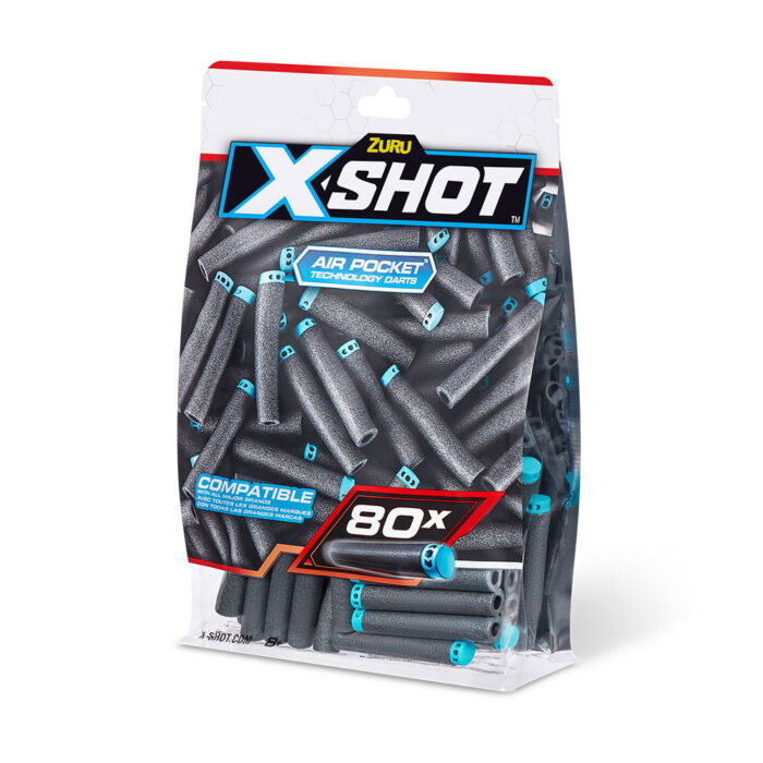 X-Shot Excel Darts Refill Pack (80 Darts) by ZURU - Image 2