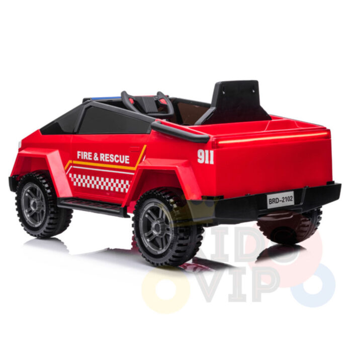 Kidsvip 12V Future Fire Truck W/ Rc - English Edition - Image 3