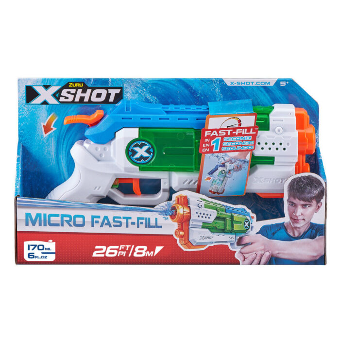 X-Shot Water Warfare Micro Fast-Fill Water Blaster by ZURU - Image 2