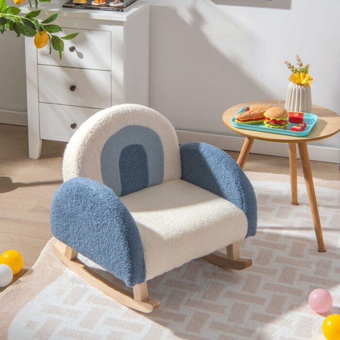 Kids Leather Recliner Chair with Side Pockets - Image 6