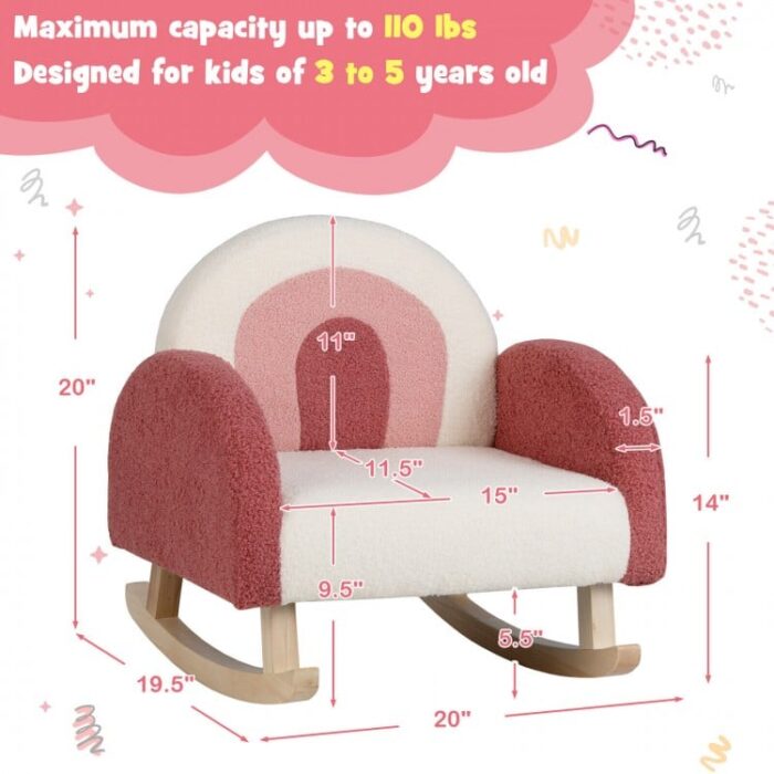 Kids Leather Recliner Chair with Side Pockets - Image 3