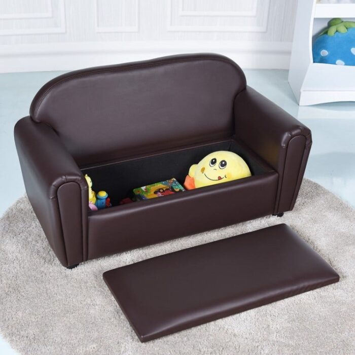 Kids Sofa Armrest Chair with Storage Function - Image 3