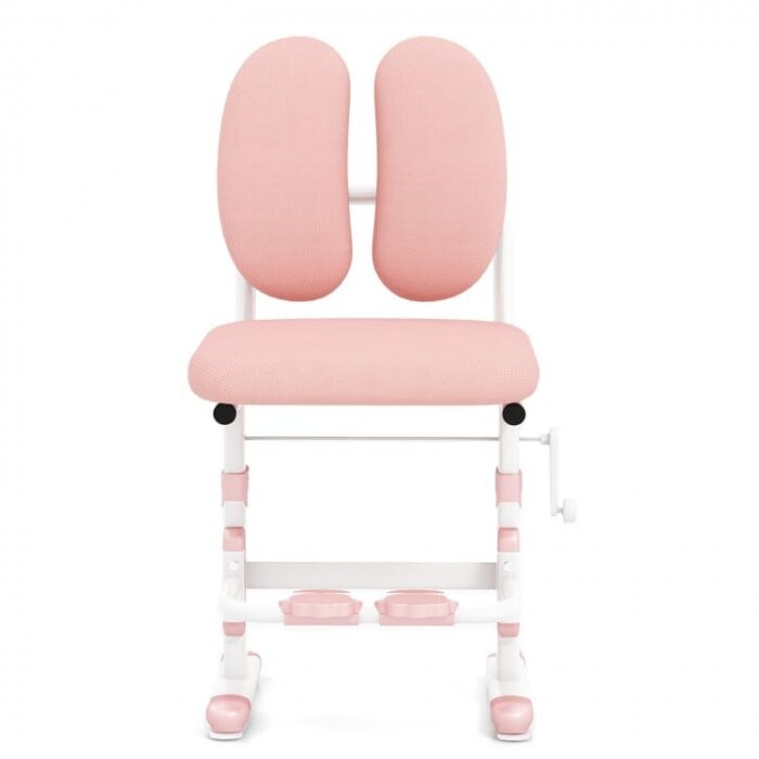 Ergonomic Height-adjustable Kids Study Chair with Double Back Support - Image 4
