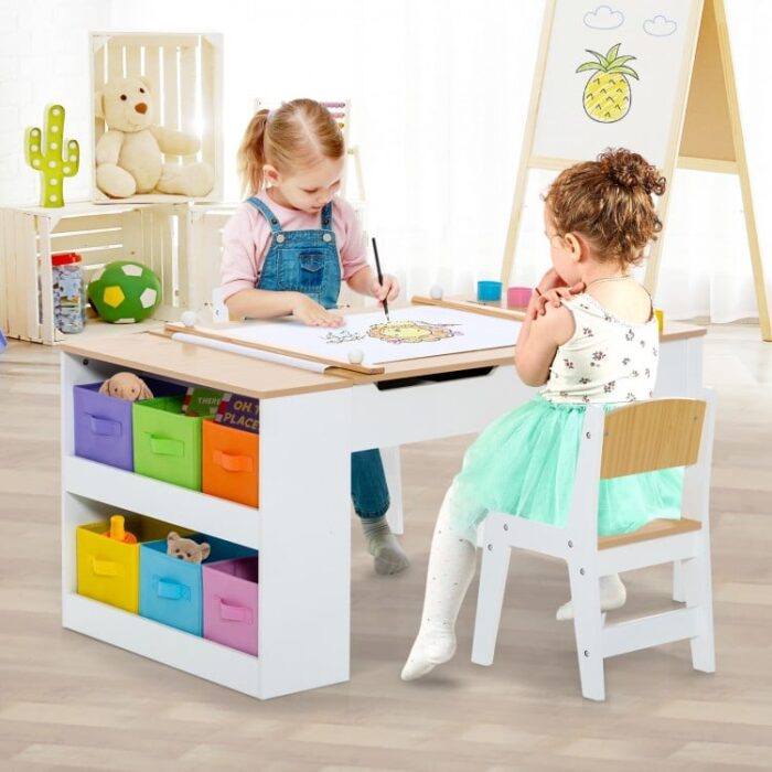 Children Art Activity Table and Drawing Table - Image 2