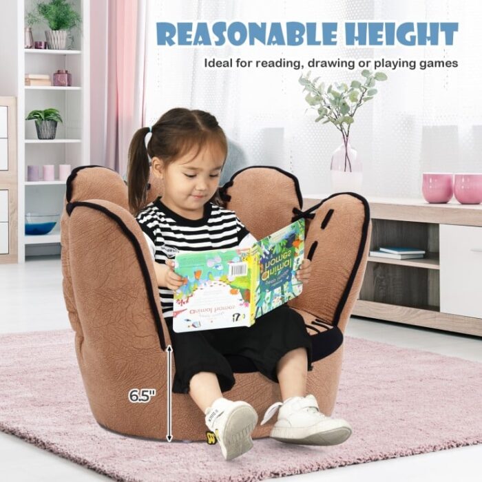 Household Five Fingers Baseball Glove Shaped Kids Leisure Upholstered Sofa - Image 5