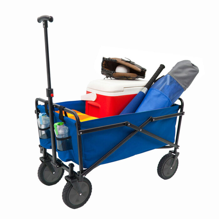 Seina Foldable Outdoor Wagon - Blue - Image 5
