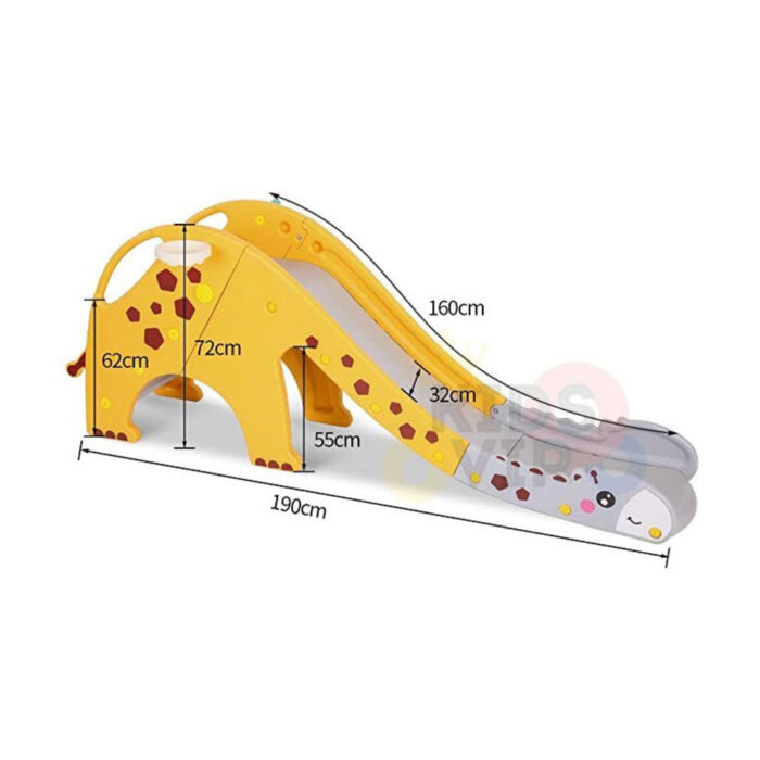 Kidsvip Giraffe Slide And Ball Ring - English Edition - Image 3