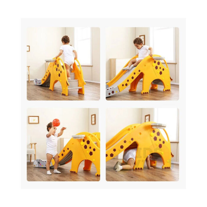 Kidsvip Giraffe Slide And Ball Ring - English Edition - Image 4