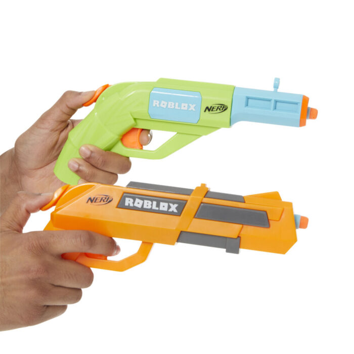 Nerf Roblox Jailbreak: Armory, Includes 2 Hammer-Action Blasters, 10 Nerf Elite Darts - Image 2