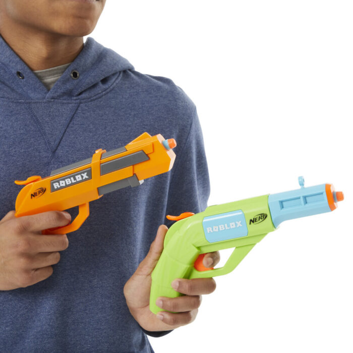 Nerf Roblox Jailbreak: Armory, Includes 2 Hammer-Action Blasters, 10 Nerf Elite Darts - Image 3