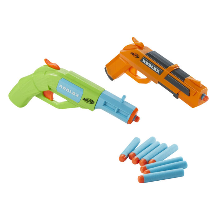 Nerf Roblox Jailbreak: Armory, Includes 2 Hammer-Action Blasters, 10 Nerf Elite Darts - Image 5