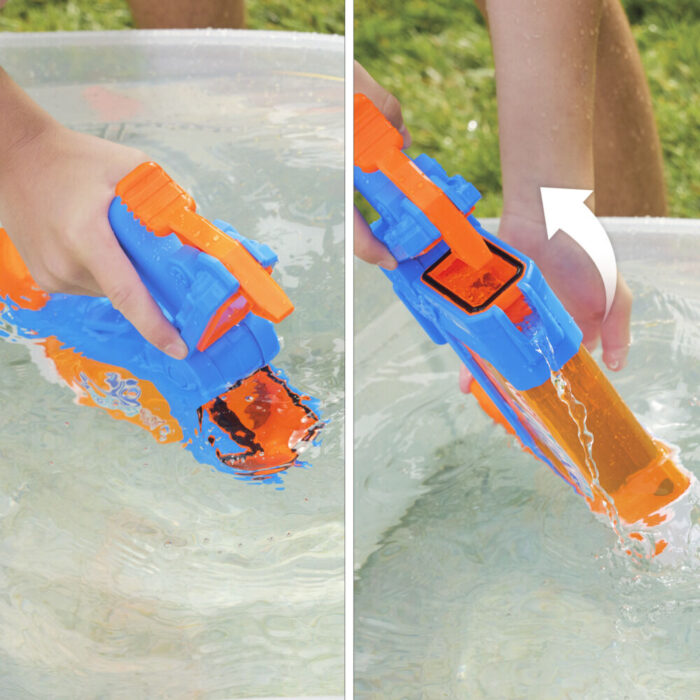 Nerf Super Soaker Flip Fill Water Blaster, 4 Spray Styles, Fast Fill, 30 Fluid Ounce Tank, Water Toys - Image 4