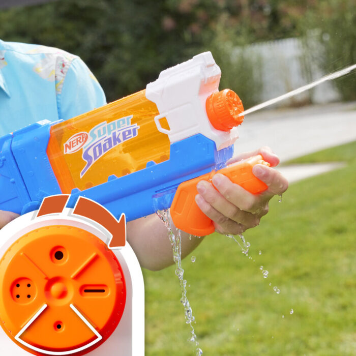 Nerf Super Soaker Flip Fill Water Blaster, 4 Spray Styles, Fast Fill, 30 Fluid Ounce Tank, Water Toys - Image 7