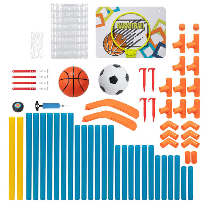 Out2Play - 3 In 1 Sport Set Basketball, Soccer, Hockey - Image 5