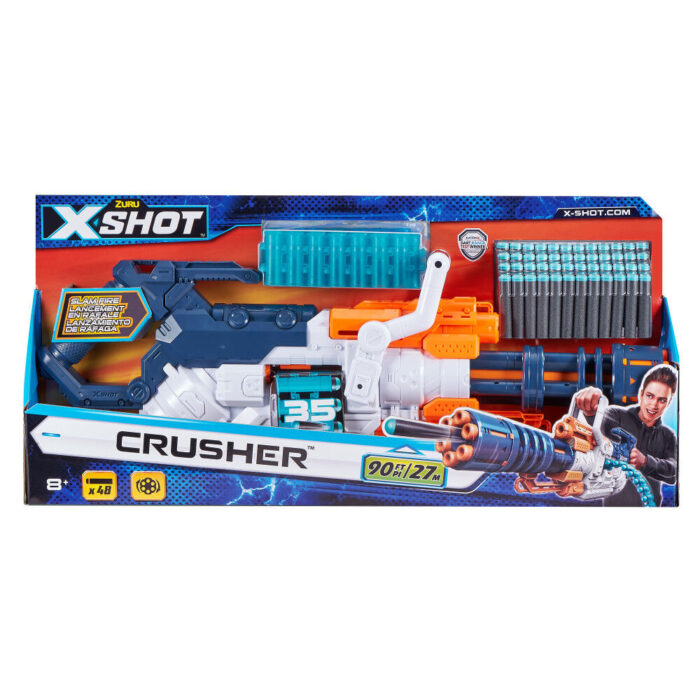 X-Shot Excel Crusher Foam Dart Blaster (48 Darts) - Image 2