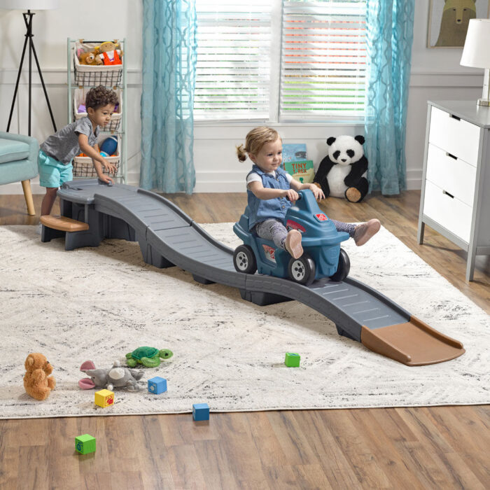 Step2 Up and Down Roller Coaster for Kids, Platinum Edition - Ride On Toy for Indoor/Outdoor Use - Image 2