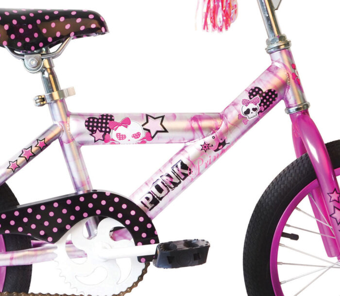 Avigo Punk Princess Pink Chrome Bike - 16 inch - R Exclusive - Image 2