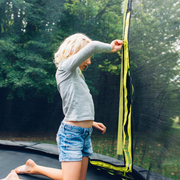 Plum 10ft Wave Springsafe Trampoline and Enclosure - Image 2