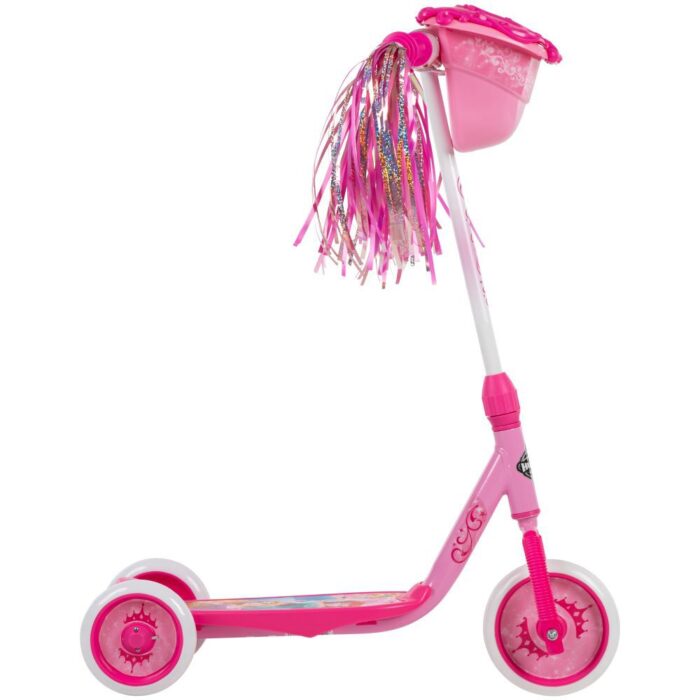 Huffy 3-Wheel Preschool Scooter featuring Disney Princesses, Pink - R Exclusive - Image 2
