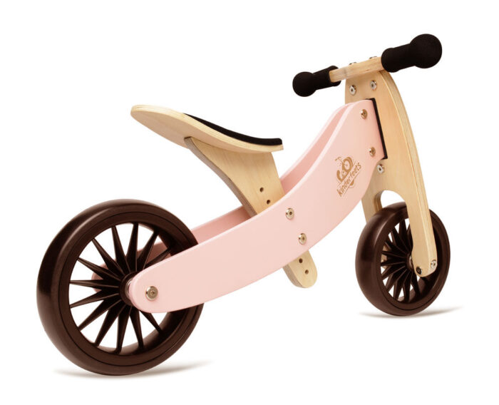 Kinderfeets Tiny Tot PLUS Balance Bike Rose - Image 2