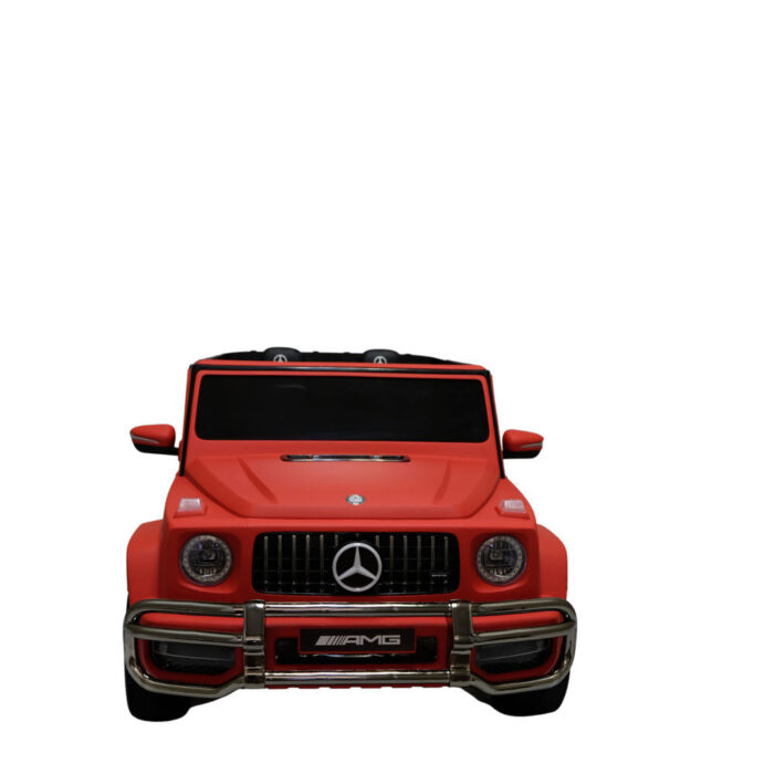 KidsVip 24V Kids & Toddlers Mercedes G Series 4WD Ride on car w/Remote Control - Matte Red - English Edition - Image 2