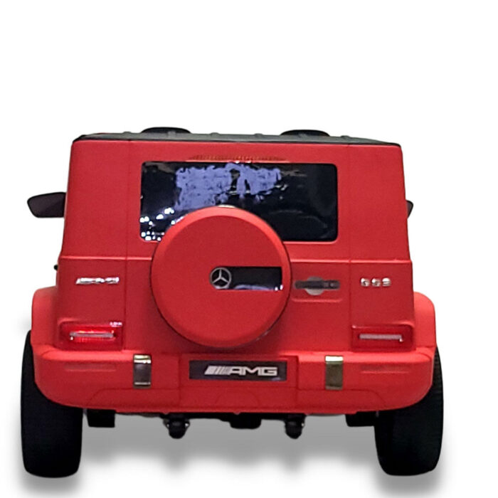 KidsVip 24V Kids & Toddlers Mercedes G Series 4WD Ride on car w/Remote Control - Matte Red - English Edition - Image 5