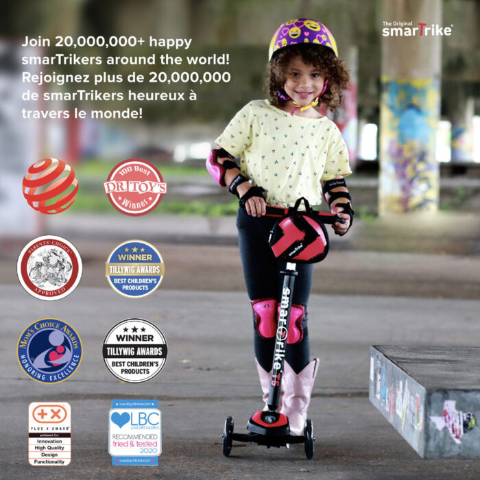 smarTrike T1 3 Stage scooTer - Pink - Image 7