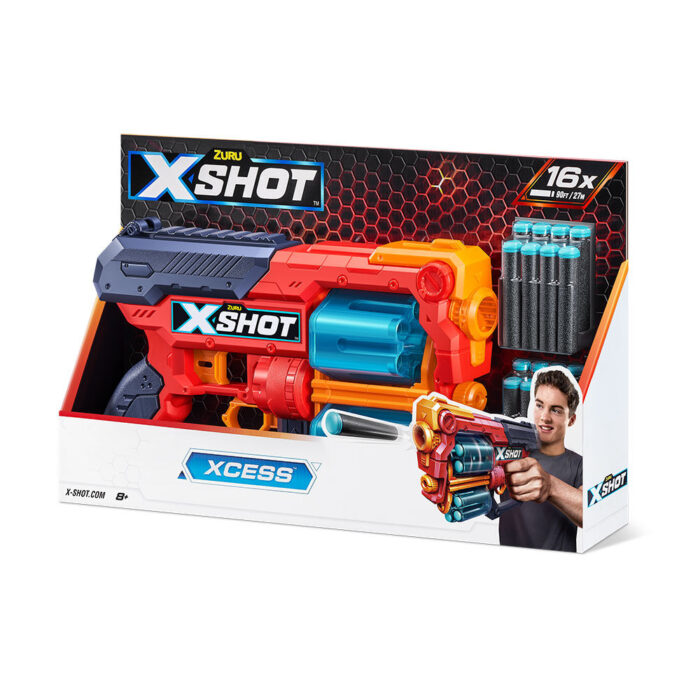 X-Shot Excel Xcess Blaster (16 Darts) by ZURU - Image 2