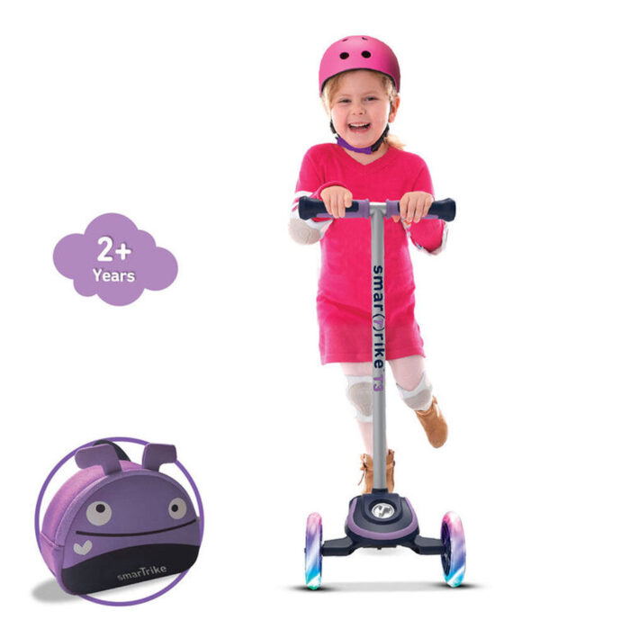 smarTrike T3 2 Stage scooTer - Purple - Image 2