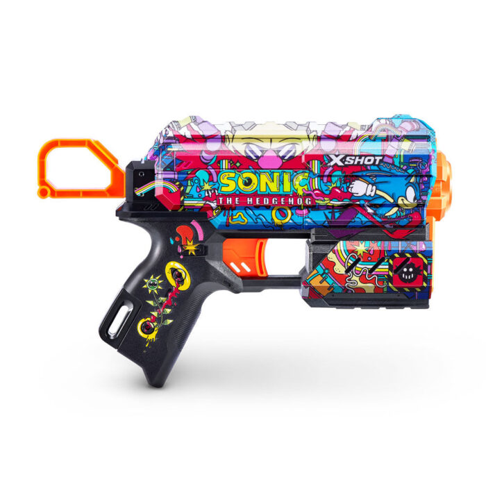 Zuru X-Shot Skins Flux Blaster Mega Sonic Skin - Robotnik - Image 3