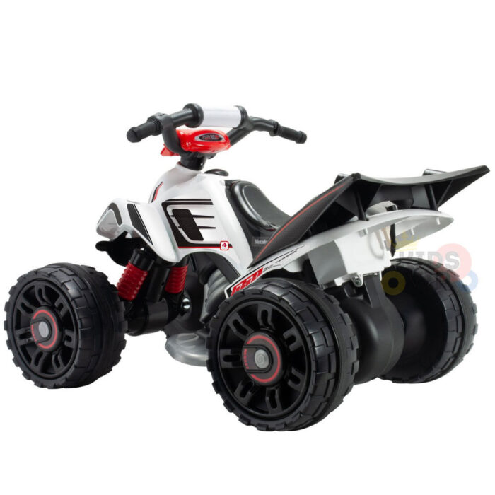 KidsVip 12V Kids and Toddlers Mercedes Mantis Ride on Car w/ Oversized Wheels - White - English Edition - R Exclusive - Image 3