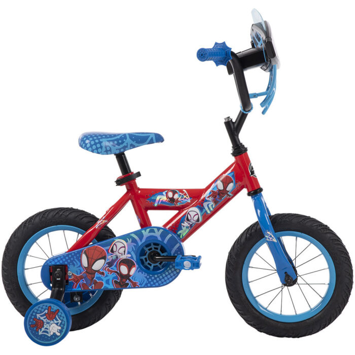 Marvel Spidey and His Amazing Friends 12-inch Bike from Huffy, Red and Blue - R Exclusive - Image 2