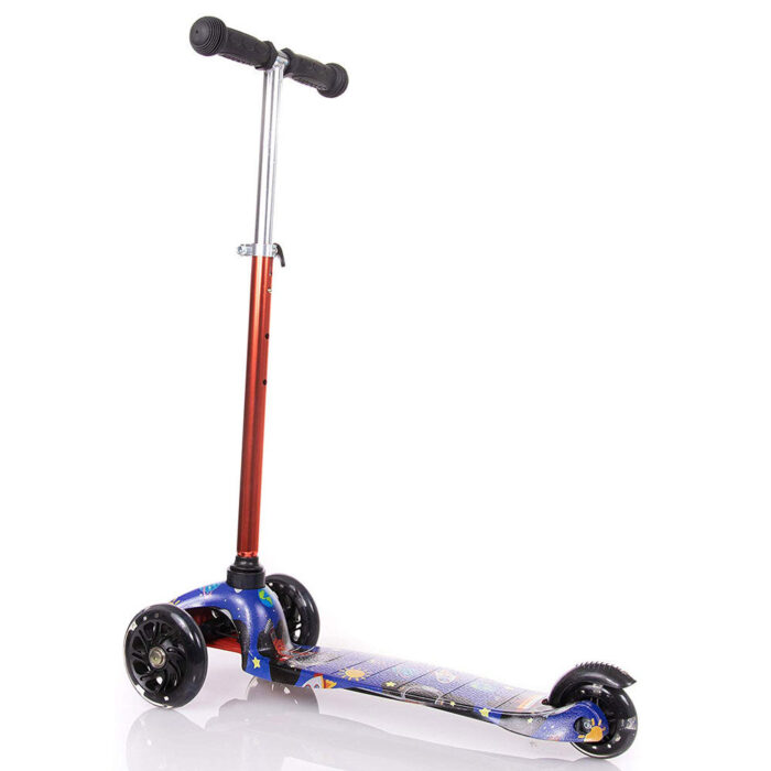 Rugged Racers Kids Scooter With Spaceship Print Design - Image 5