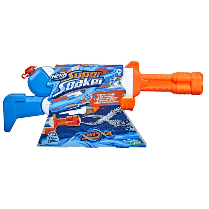 Nerf Super Soaker Twister Water Blaster, 2 Twisting Streams of Water - Image 7