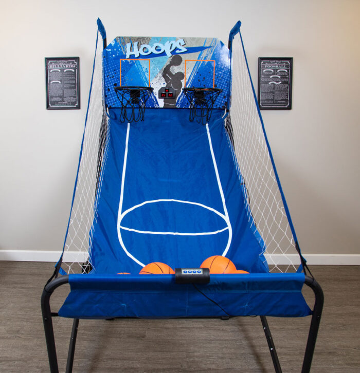 Hoops Dual Basketball Arcade Game with Electronic Digital Scoring - Image 2