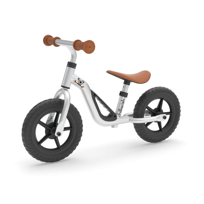 Chillafish Charlie 10Inch Balance Bike - Silver - Image 2