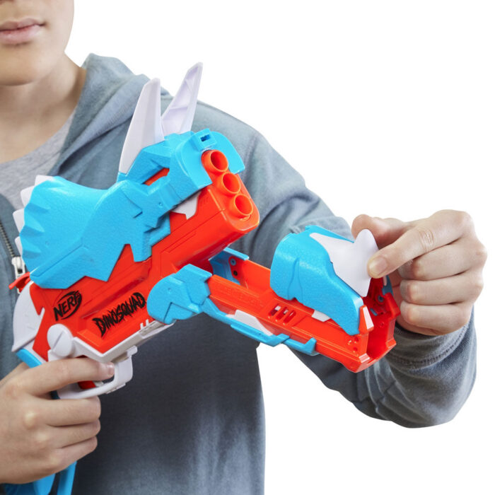 Nerf DinoSquad Tricera-blast Dart Blaster - Image 5