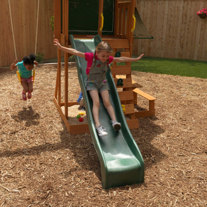KidKraft Spring Meadow Wooden Swing Set - Image 3