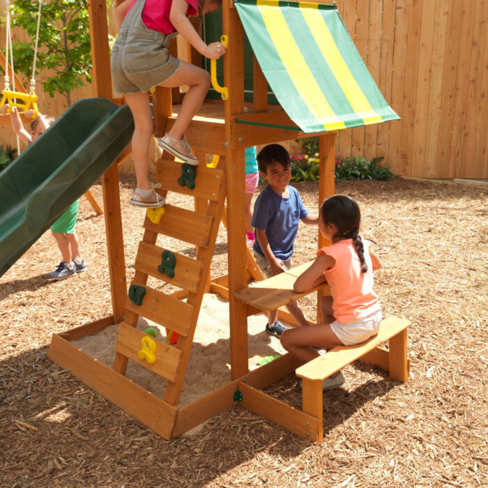 KidKraft Spring Meadow Wooden Swing Set - Image 5